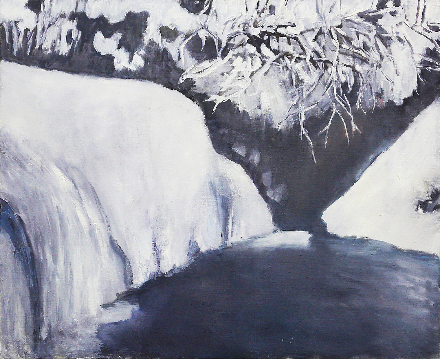 Wasserfall - Winter